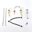 Widespread 2-handle Bathroom Faucet with Drain Assembly