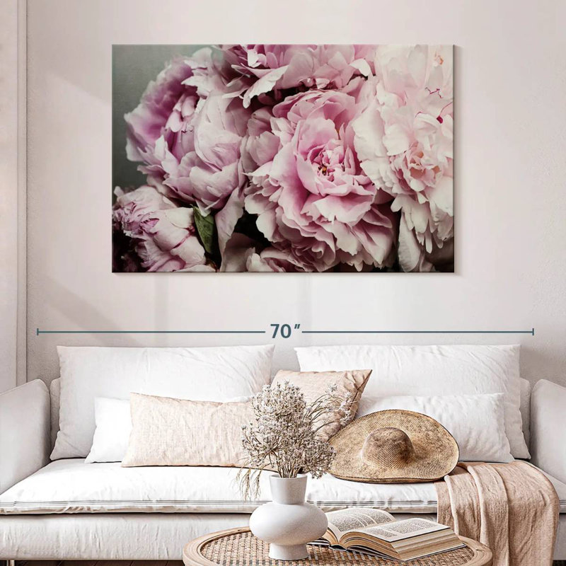 Harnek pivoines à gogo, H 32 po x l 48 po