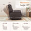 Fauteuil inclinable manuel pivotant avec chaise berçante et pivotant à 360 °-2047119011