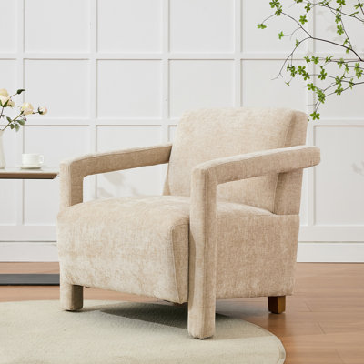 Fauteuil en chenille de 29,9 po de largeur avec structure en bois massif