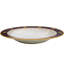 Assiette décorative faite à la main en porcelaine - ensemble de 3