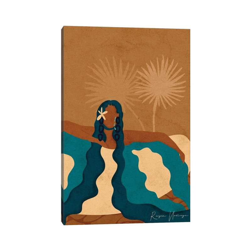Overflow by Reyna Noriega - Painting on Canvas, Wrapped Canvas, 66.04 cm H x 45.72 cm W x 1.91 cm D