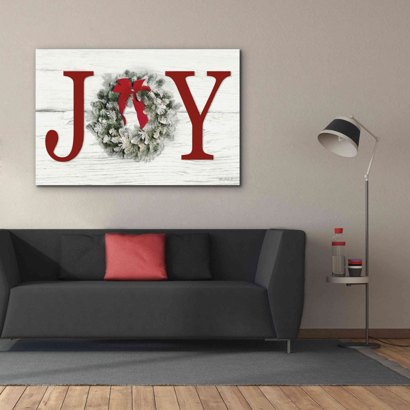 «Christmas Joy» par Lori Deiter, art mural sur toile, H 40 po x l 60 po x P 1,5 po