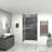 Titan Aluminum Composite 48" W x 36" D x 96" H 3-Piece Trimmable Shower Wall Panel Kit, Maelstrom Grey High Gloss