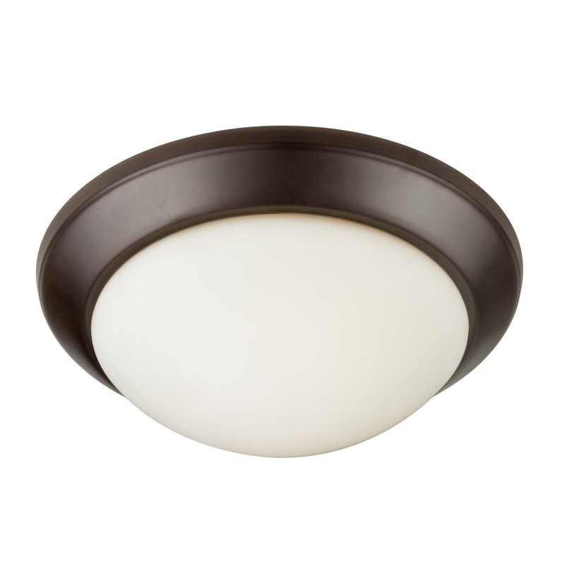 Plafonnier encastré 2 lumières simple 14 po Hosey