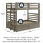 Lit superposé simple en bois massif Huseman par Lark Manor ™-927406774