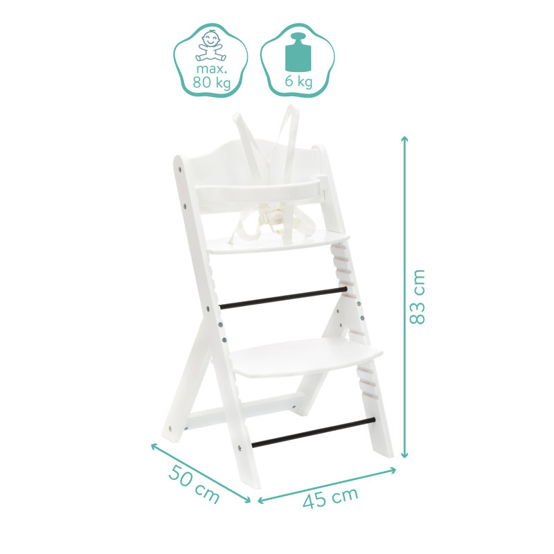 High Chair, White