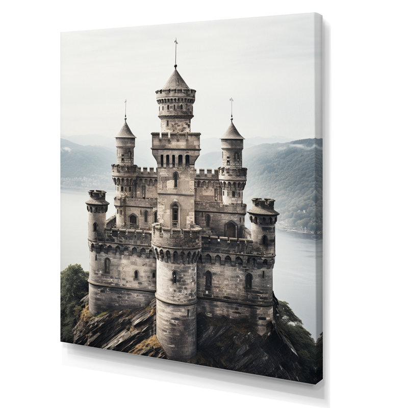 Koralyn Castles Minimalist Majesty IV, reproduction d'art sur toile, H 20 po x l 12 po x P 1 po, Toile tendue