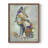 Fantastic Florals Fox, Sitting Framed Print - Solid Wood-2127981966-2105234281