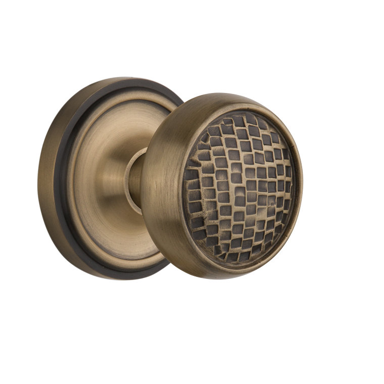 Classic Rosette with Craftsman Door Knob Nostalgic Warehouse