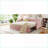 Twin Size Upholstered Plywood Daybed with Pop-Up Trundle – No Box Spring Needed, Beige/Gray/Pink for Multi-Functional Spaces