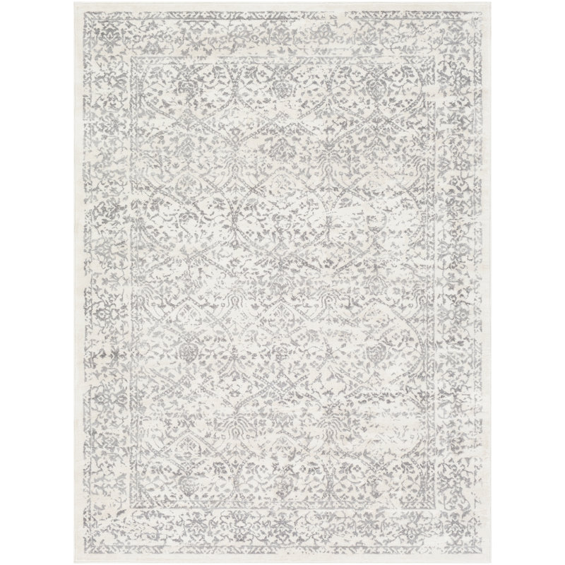 Grey/Off-White Rug, Rectangle 80 x 150cm