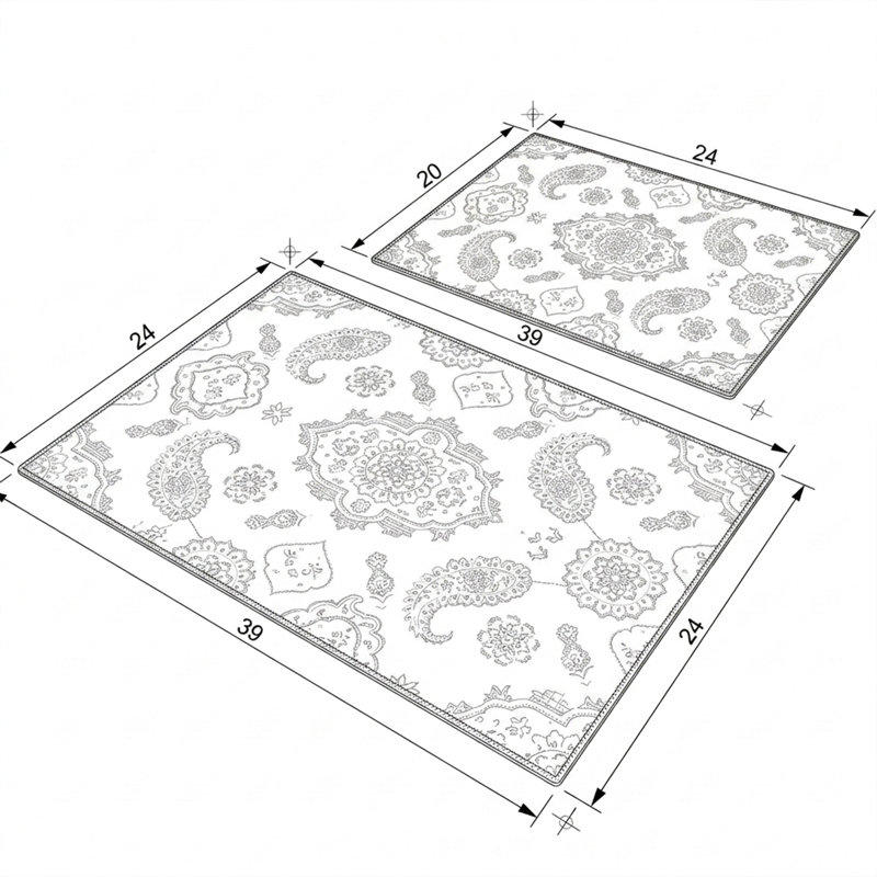 Ensemble de tapis de bain Antheia