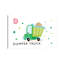 D Is for Dumper Truck - impression d'art graphique-52837424-52837425-52837441