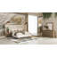 Nixa - Lit moderne en velours beige-1139556746