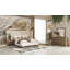 Nixa - Lit moderne en velours beige-1139556747