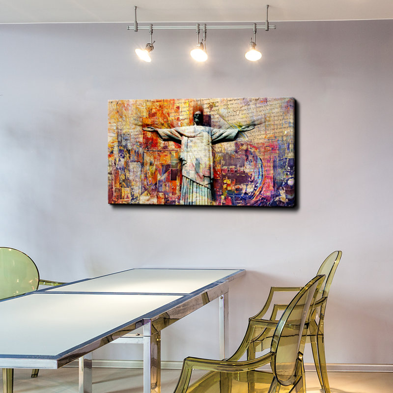 Christo de Rio - Graphic Art Print on Canvas