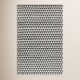 Addy Handmade Black, White Rug