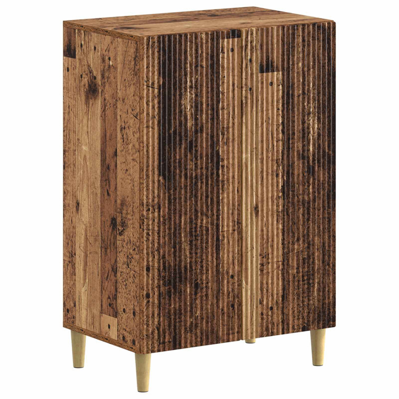 Shoe Storage, 90 cm H x 59.5 cm W x 39.5 cm D, Old Wood