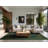 Soft Plush Fanelli St Patties Modern & Contemporary Abstract Area Rug in Green – Green Binding-1688243174