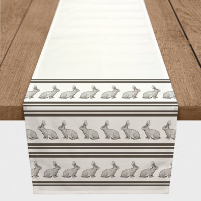 Codey Rectangle Easter Polyester Table Runner
