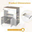 Wood Kitchen Cart-1596257551