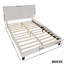 Lit plateforme tapissier moelleux en colombe-1243035496