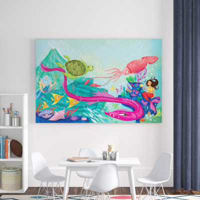 Sea Friends - Graphic Art on Canvas