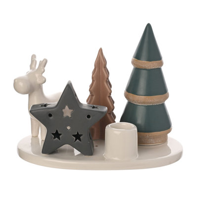 Ceramic Tabletop Candlestick