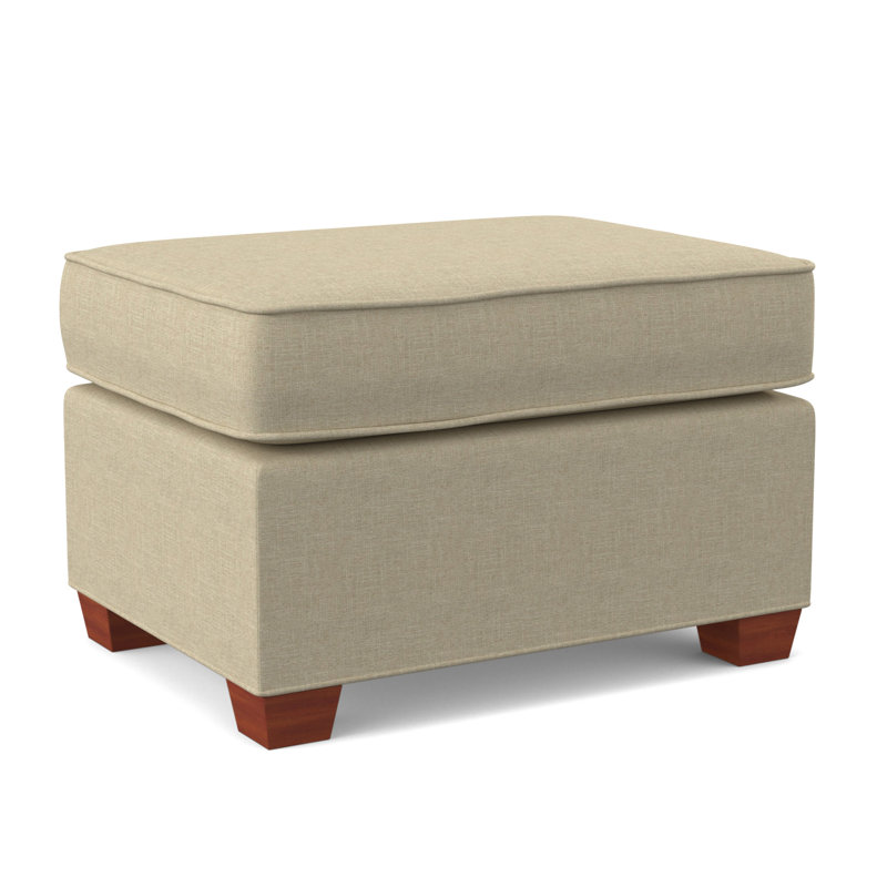 Finn 26" Wide Rectangle Standard Ottoman, BM Cherry, Ridgecrest Putty