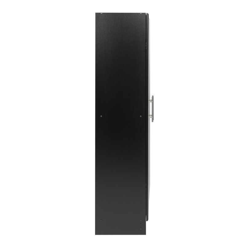 Wassim Single Storage Cabinet ( 65'' H x 24'' W x 16'' D), Black
