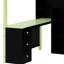 Lit mezzanine en bois avec bureau-72435237