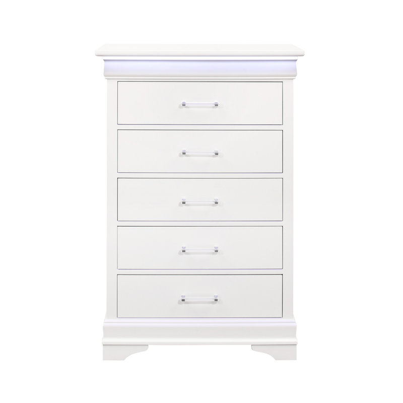 COFFRET BLANC CHARLSTON AVEC DEL, Blanc