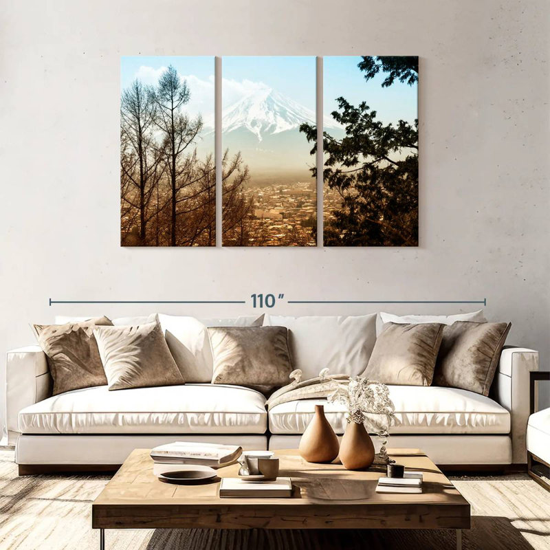 Kavia Mt. Fuji, 48" H x 74" W