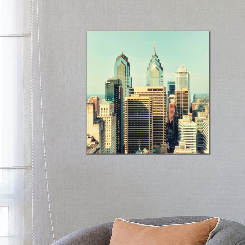 Philly 1 Piece Wrapped Canvas Wall Art, 66.04 cm H x 66.04 cm W x 1.91 cm D