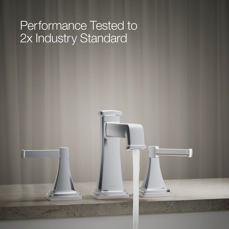 Riff Bath Faucet Trim, Polished Chrome