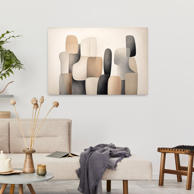 Art contemporain, art contemporain abstrait, H 36 po x l 24 po