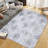 Boho Botanical Floral Area Rug Machine Washable, Thin & Lightweight Throw Carpet Soft Vintage design for Living Room or Bedroom-2058404997-2058405114