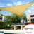 Triangle Shade Sail, High-Density Polyethylene Material-90559937