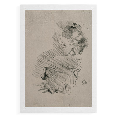 Croquis rétro Lxxxxi - reproduction de toile seulement - non encadrée