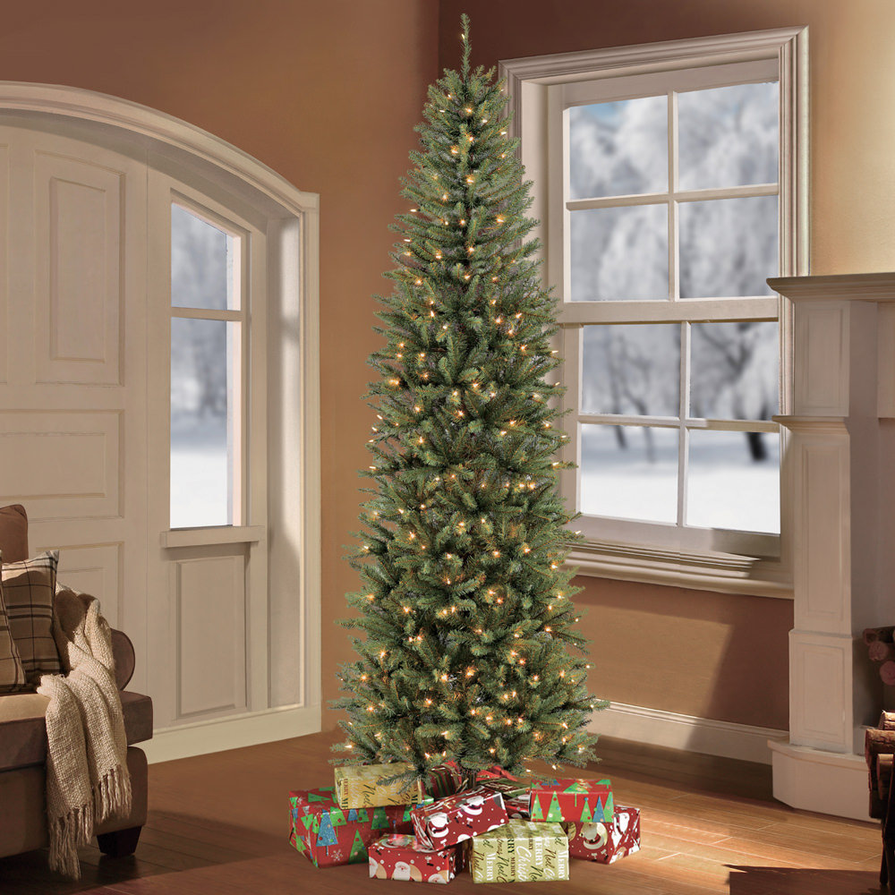 Fraser Lighted Artificial Christmas Tree, 6.5' H