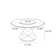 Modern Round Dining Table Sets for 4-6 White Glossy Dining Table with 4-6 Dining Chairs Pre-Assembly