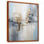 «Gold Memories On Faded Blue», art mural abstrait-106081431-106081433