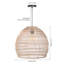 Luminaire suspendu en rotin 1 lumière-672087320