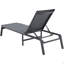 Chaise longue d'extérieur avec méridienne réglable à 5 positions