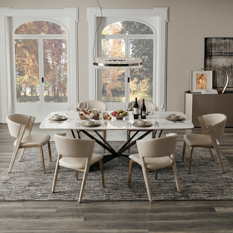 Table de salle à manger Entwisle, H 29,53 po x l 70,87 po x P 35,43 po