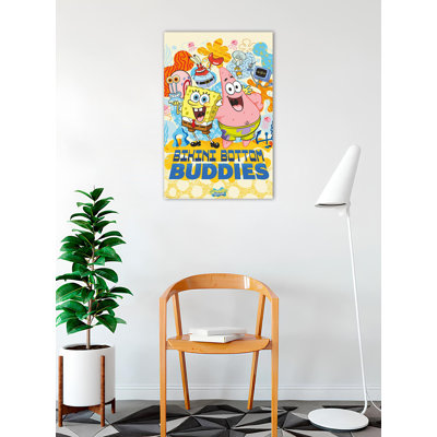  Officially Licensed Spongebob - Bikini Bottom Rules Art Poster - 24 x 36 Inch - Decorative Print - Poster Paper - Ready to Frame