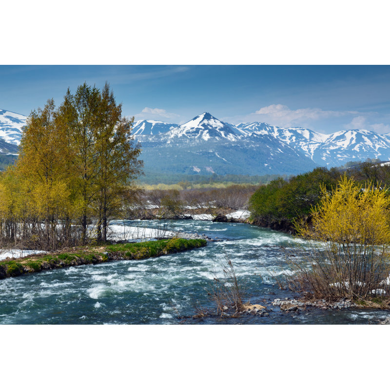 «Mountain River» par Geyzer - Photographie sur toile tendue, L 36 po x H 24 po