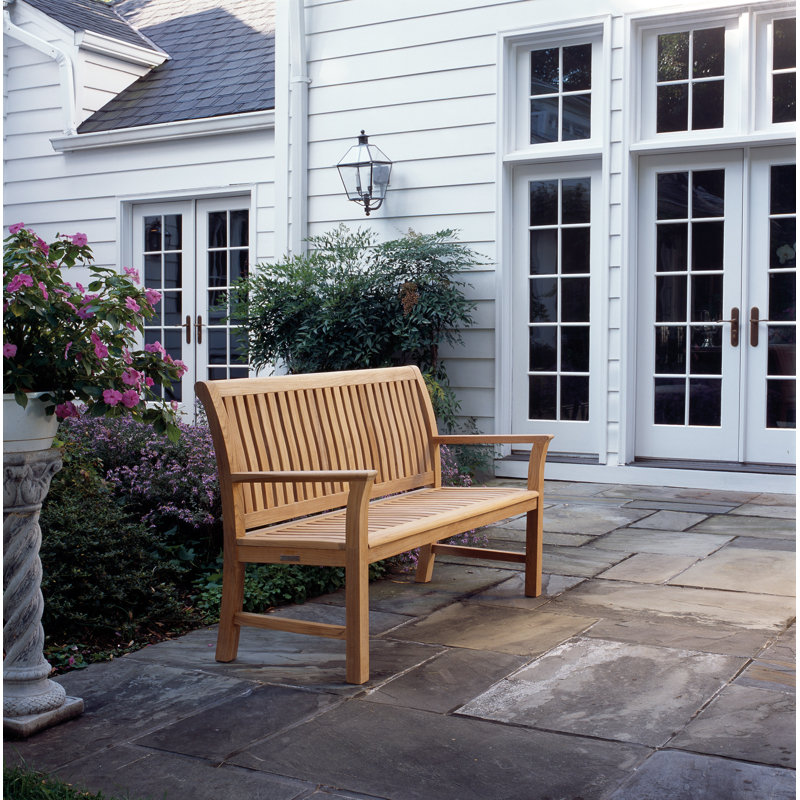 Chelsea Outdoor Teak Bench, Cloud