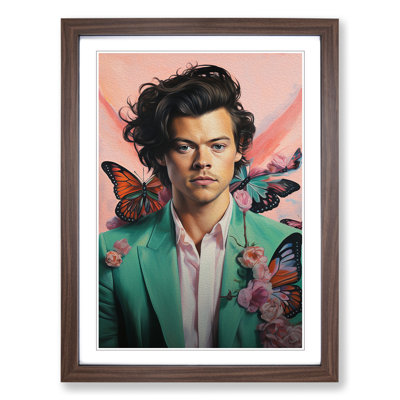 Harry Styles Symbolism - Framed Print